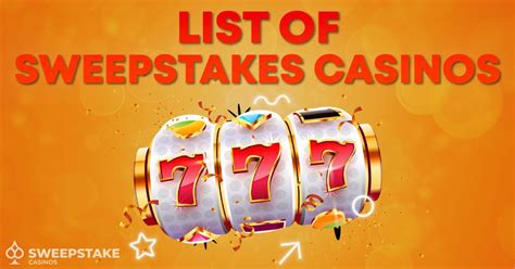 list of sweepstakes casinos